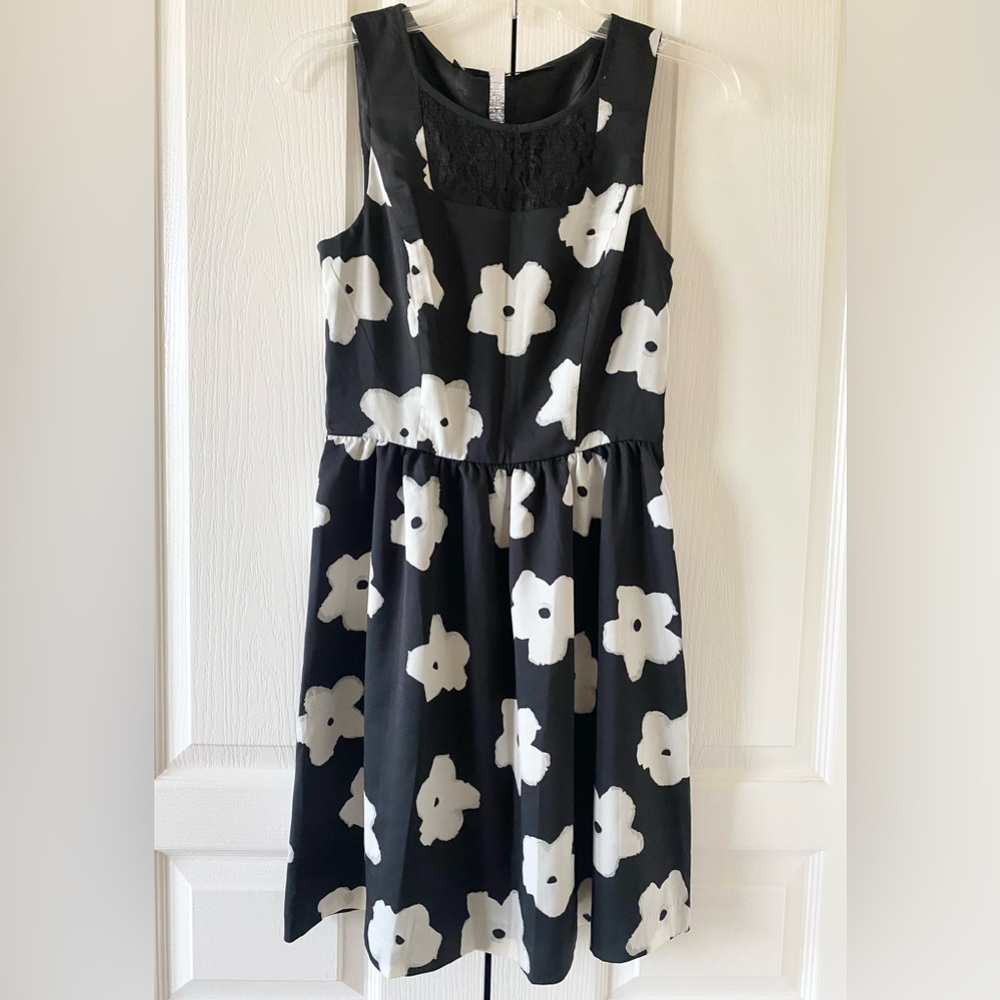 Kensie A-Line Dress - Black Combo